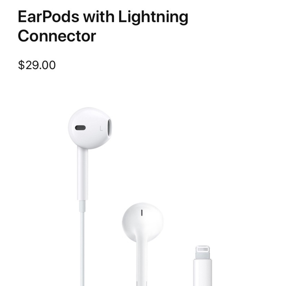 New Apple EarPods with Lightning Connector